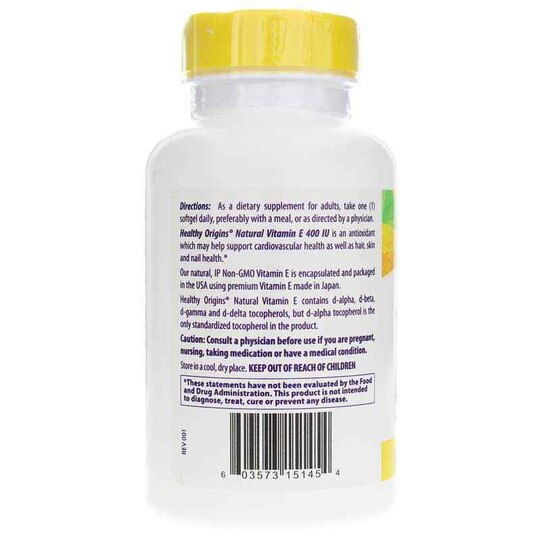 Vitamin E 400 IU, HLO